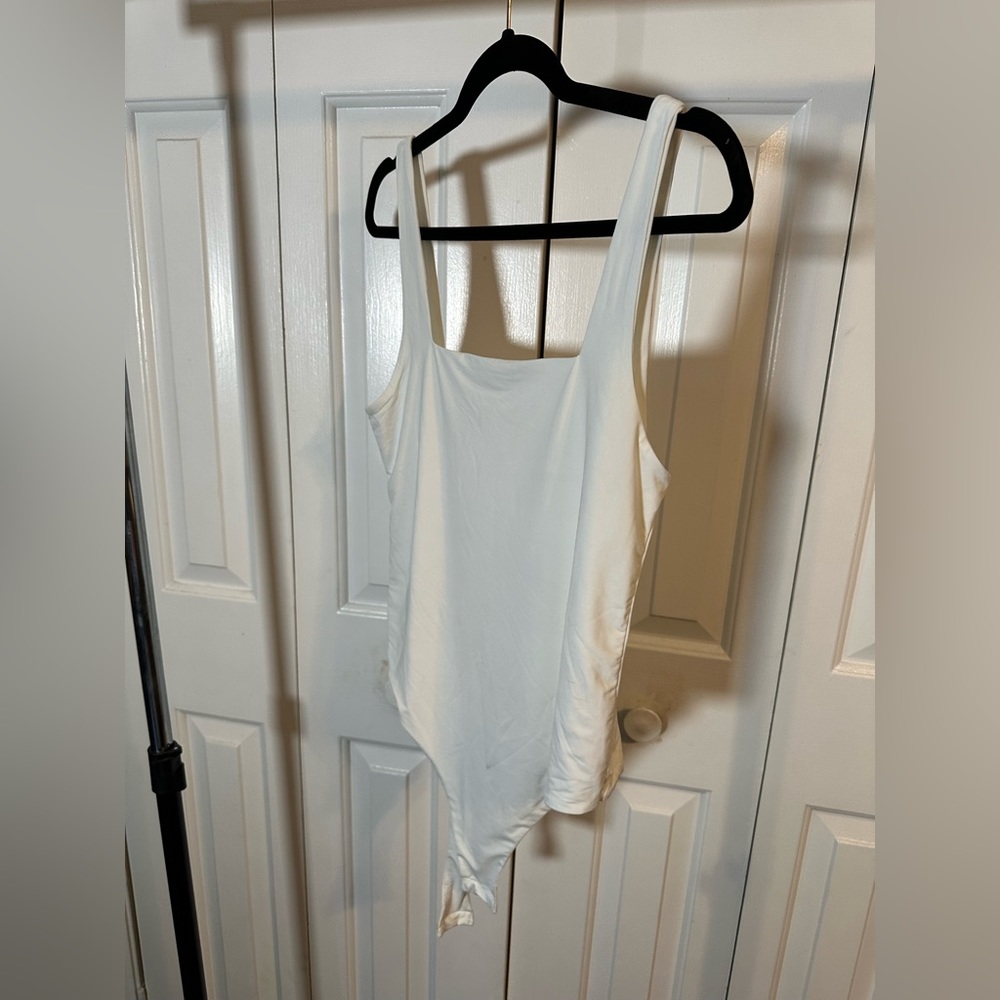 White Fashionnova Body Suite